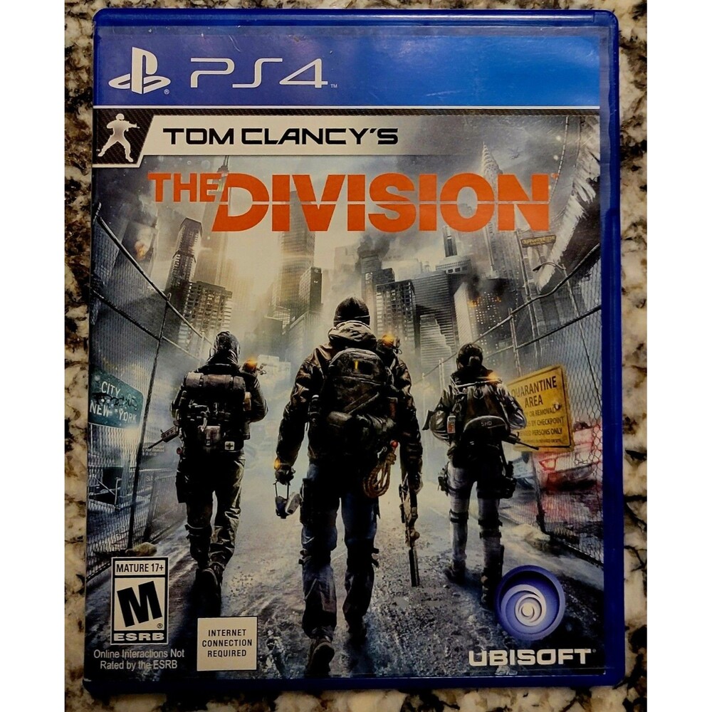 Sony PlayStation 4 PS4: Tom Clancy's The Division, TESTED, CLN DISC, FAST SHIPP
